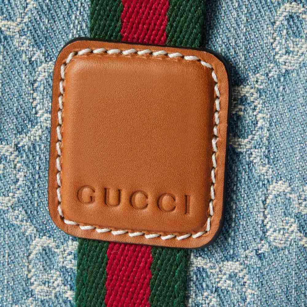 Gucci Mini Speedy Blue Handbag-5
