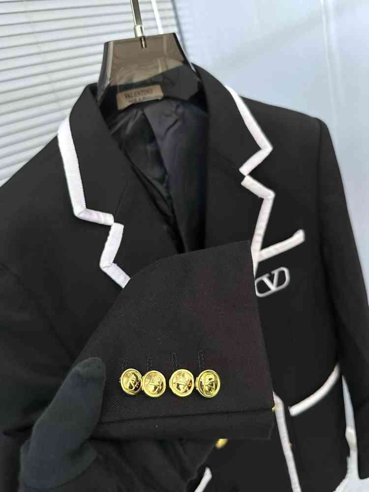 Valentino Black Premium Quality Blazer-5