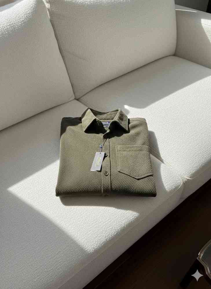 Ralph Lauren Embroidered Green Premium Cotton Shirt-2