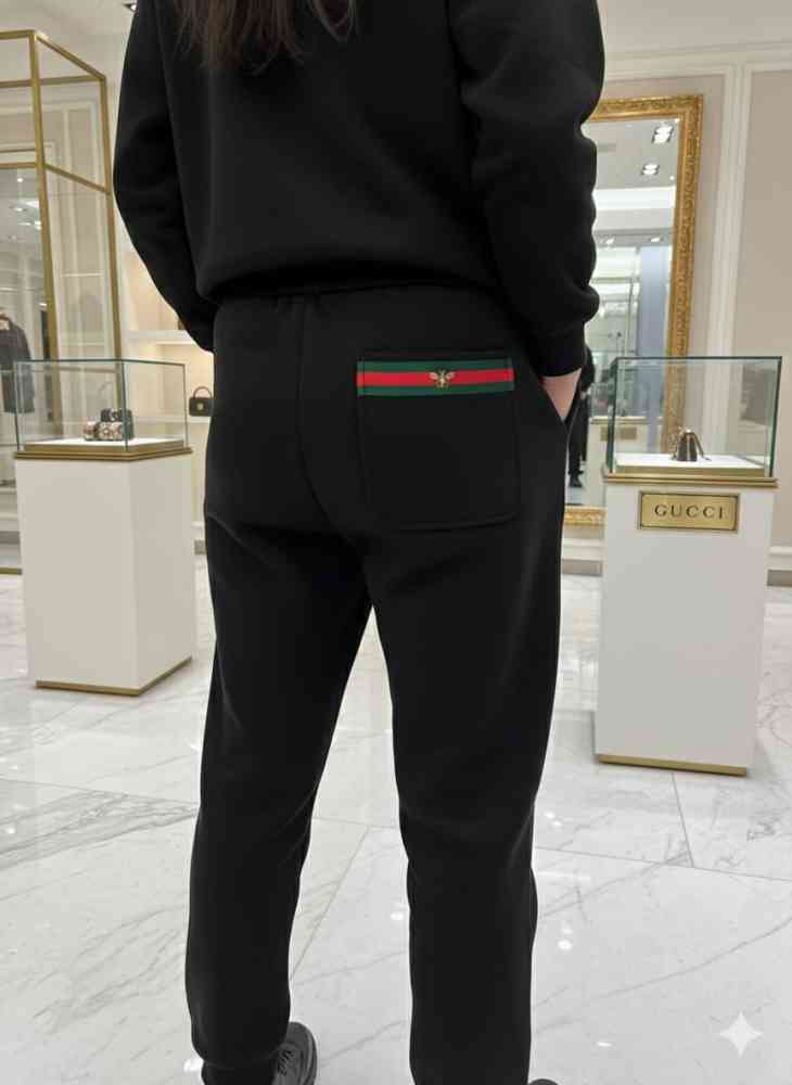 Gucci Black Premium Quality Track Pant-3