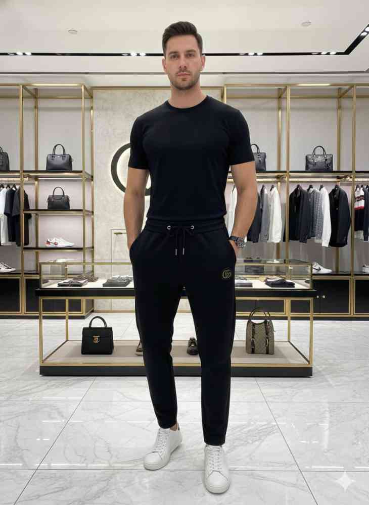 Gucci Black Premium Quality Track Pant-2