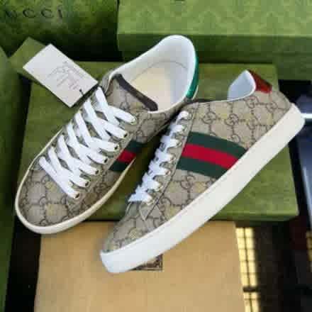 Gucci Beige Premium Quality Sneakers-thumb-2