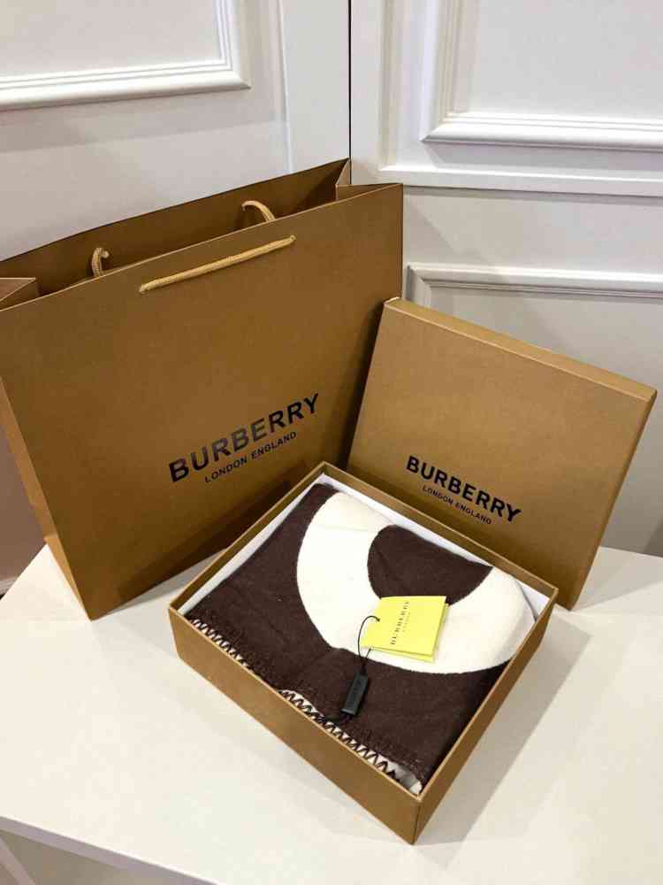 Burberry Cashmere Brown Premium Quality Muffler-thumb-2