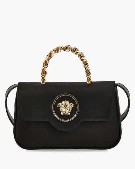 Versace La Medusa Black Handbag-1