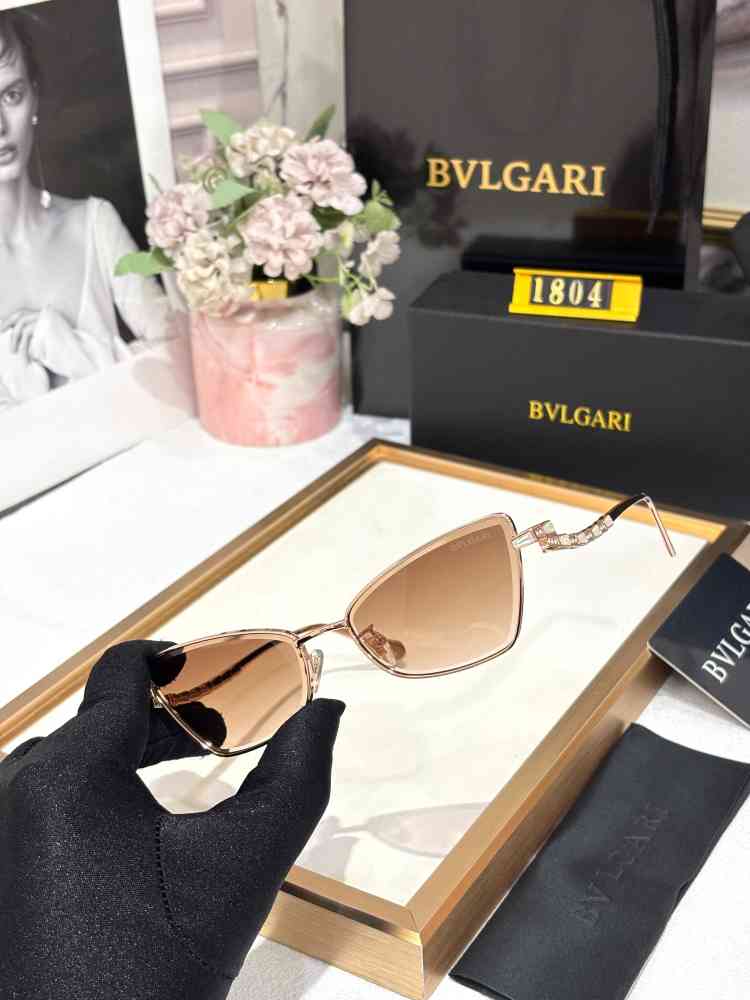 Bvlgari Rose Gold Premium Women's Sunglasses-thumb-2