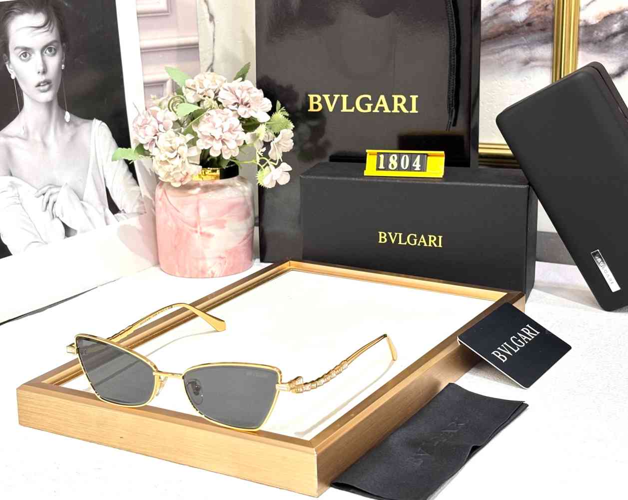 Bvlgari Black Premium Women's Sunglasses-thumb-0