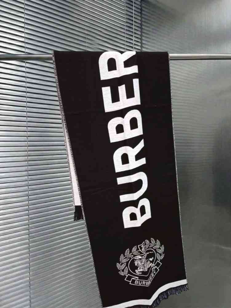 Burberry Cashmere Black Premium Quality Muffler-thumb-4
