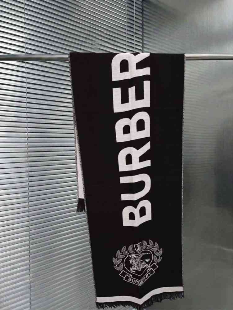 Burberry Cashmere Black Premium Quality Muffler-thumb-5