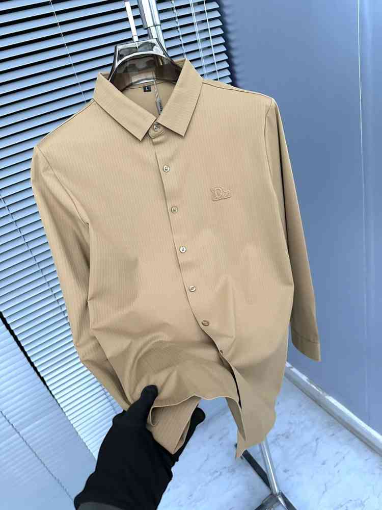 Dior Brown Premium Quality Shirt-1