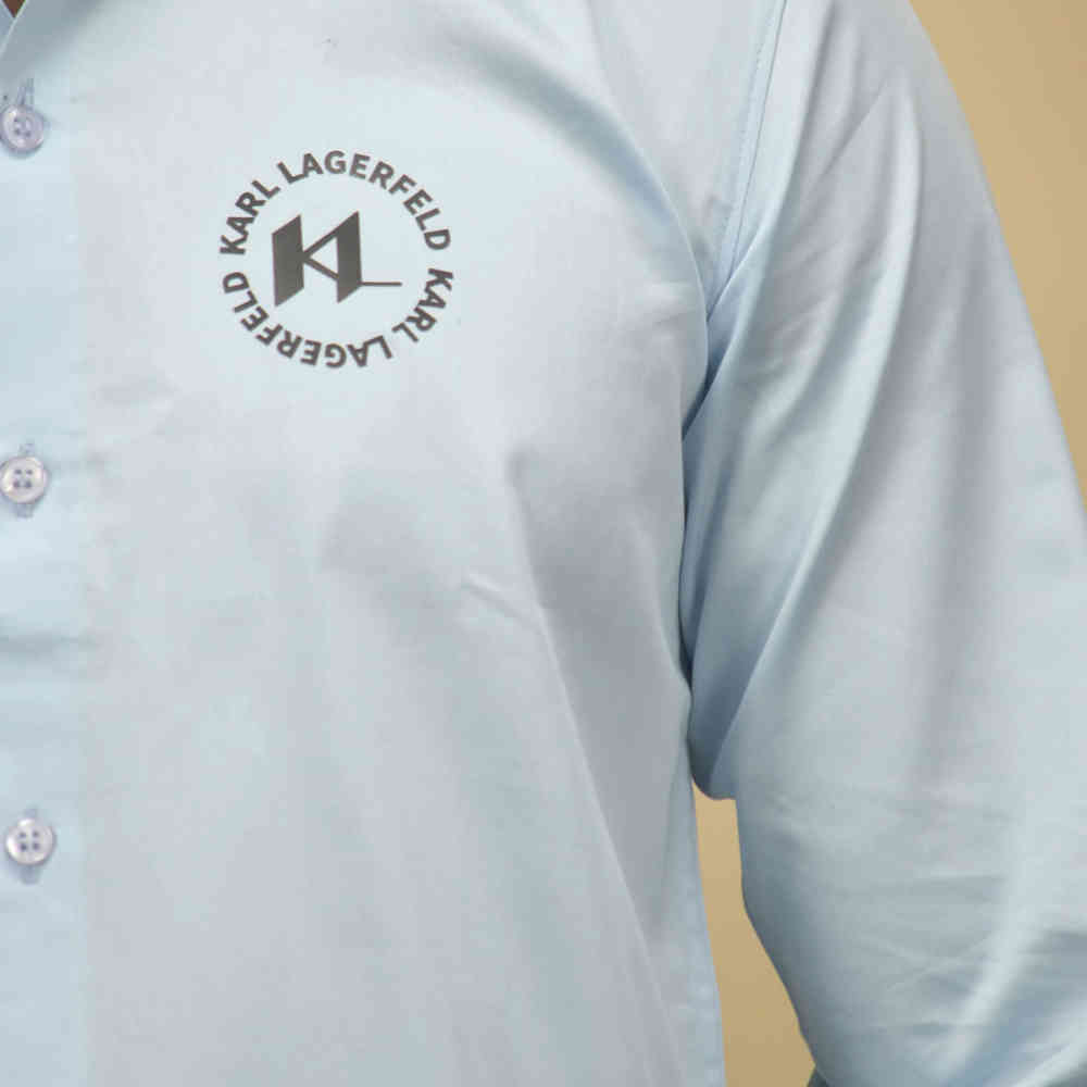 Karl Lagerfeld Sky Blue Premium Quality Shirt-4