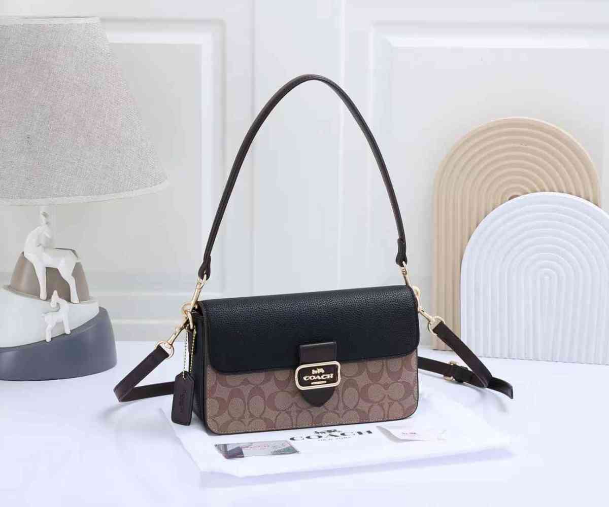 Black Coach Tabby Brown Morgan Sling Bag
