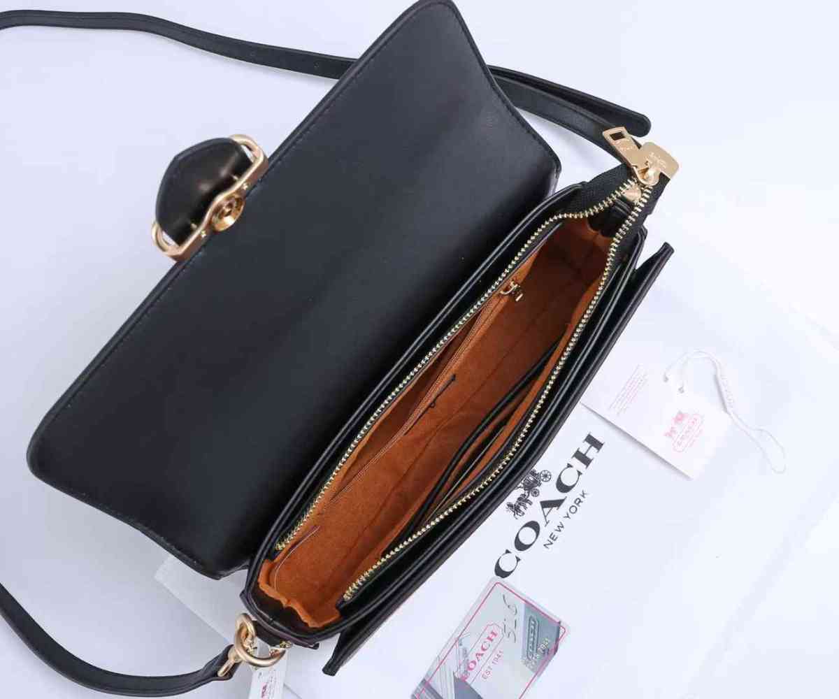 Coach Tabby Black Morgan Sling Bag-thumb-1