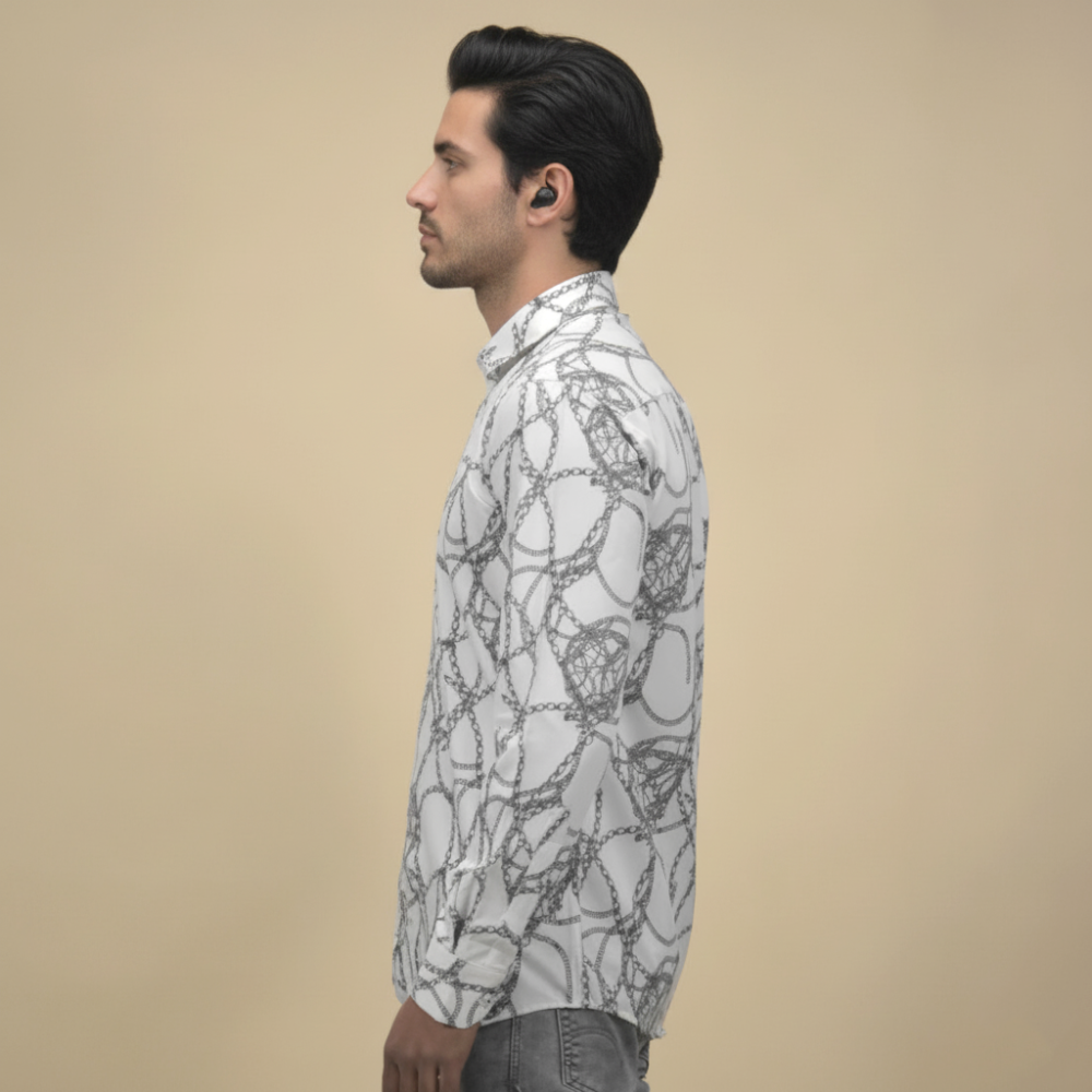 Balmain White Premium Quality Shirt-2