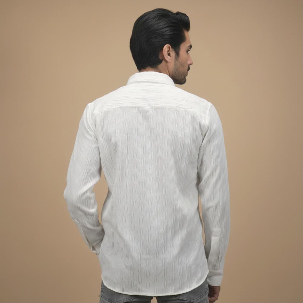 Burberry White Premium Quality Shirt-3
