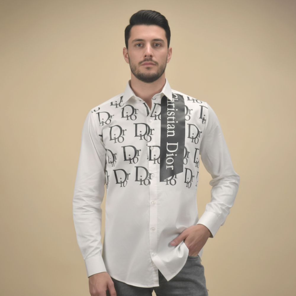 Dior White Premium Quality Shirt-1