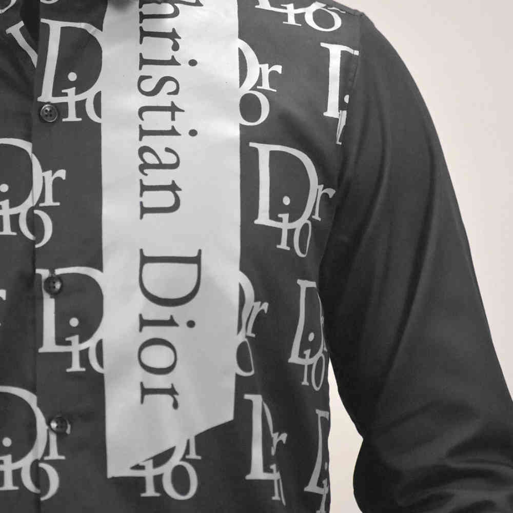 Dior Black Premium Quality Shirt-4