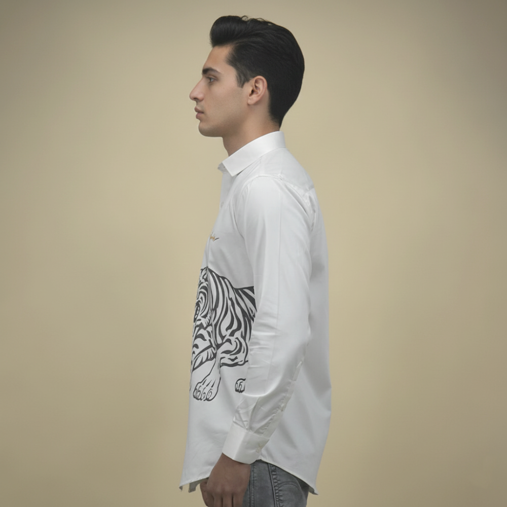 Balmain White Premium Quality Shirt-2