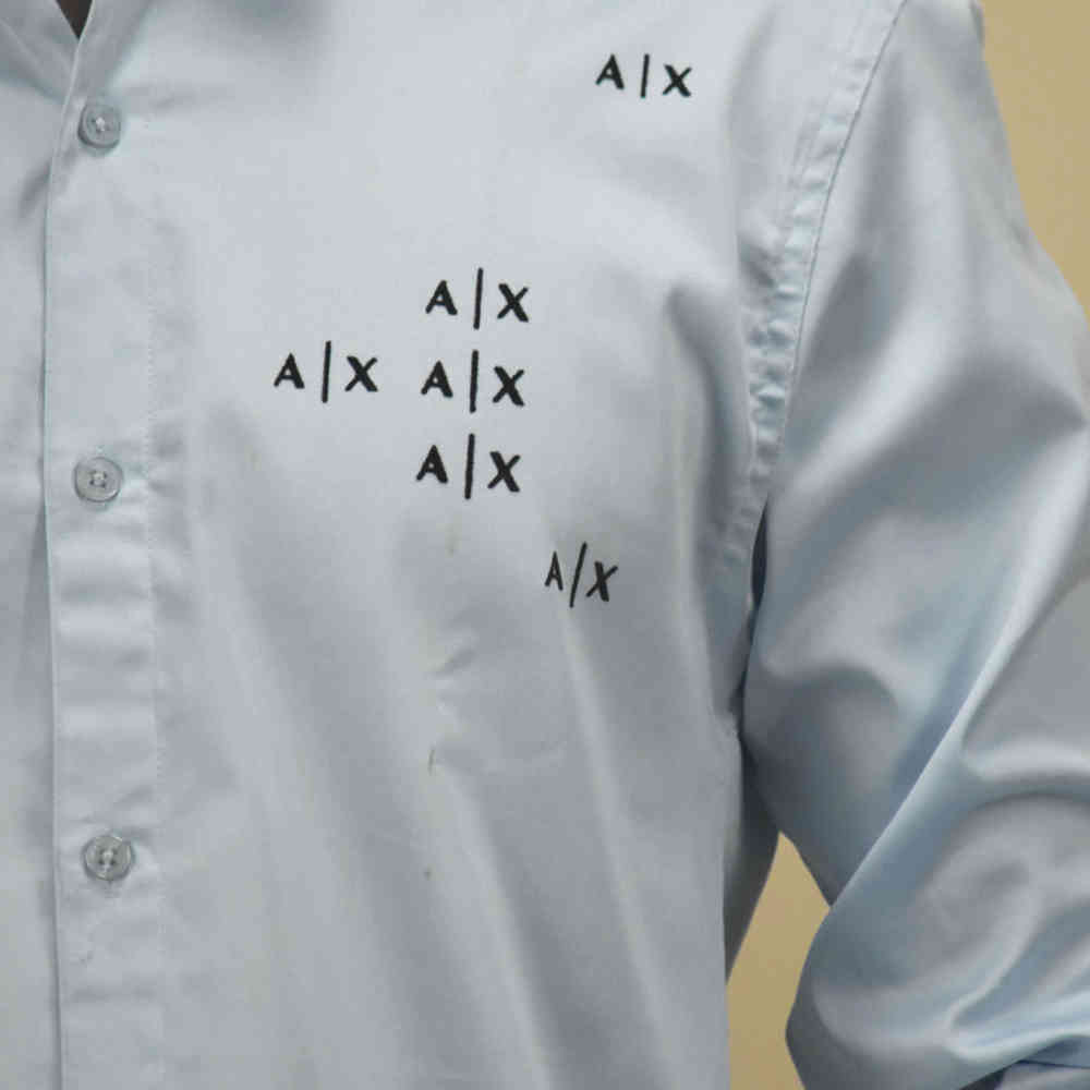 Armani Exchange Sky Blue Premium Quality Shirt-4