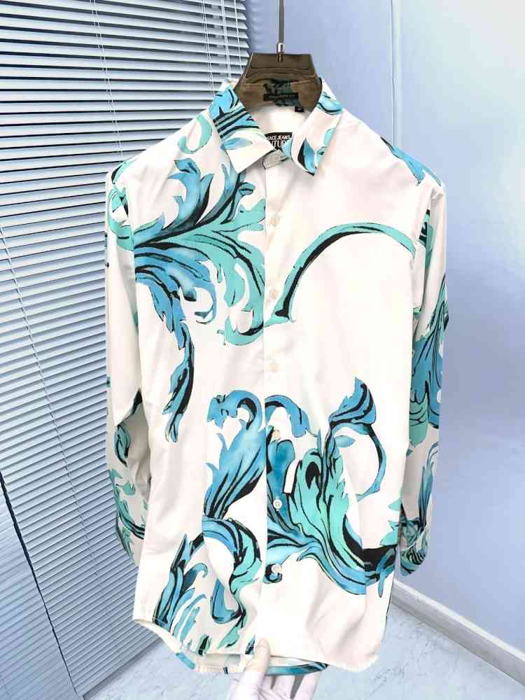 Versace White Premium Quality Cotton Shirt-1