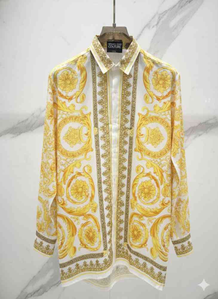 Versace Golden Premium Quality Cotton Shirt-2