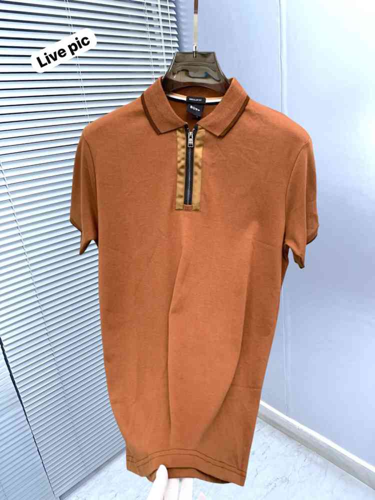 Boss Brown Premium Quality T-shirt-1