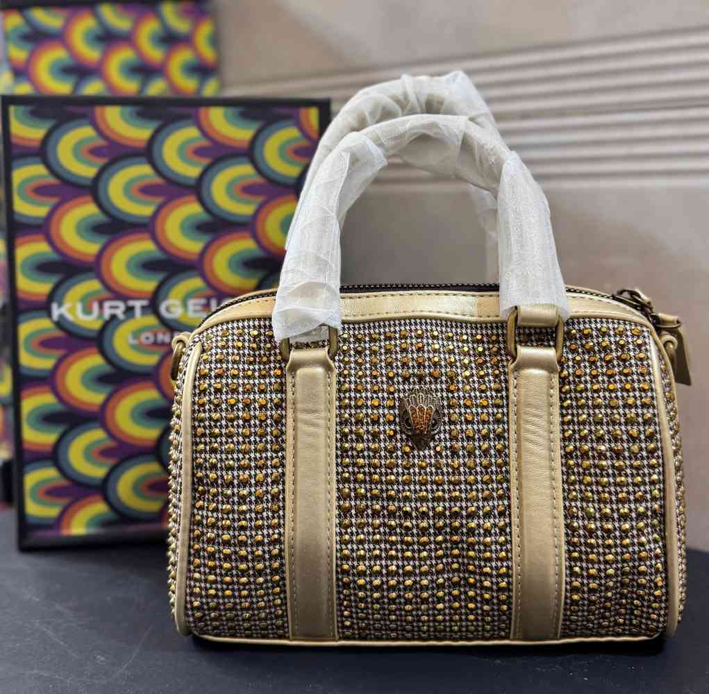 Kurt Geiger Kensington Small Studded Embellisshed Handbag-2