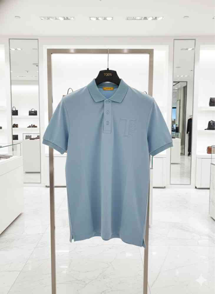 Tod's Blue Premium Quality T-shirt-4