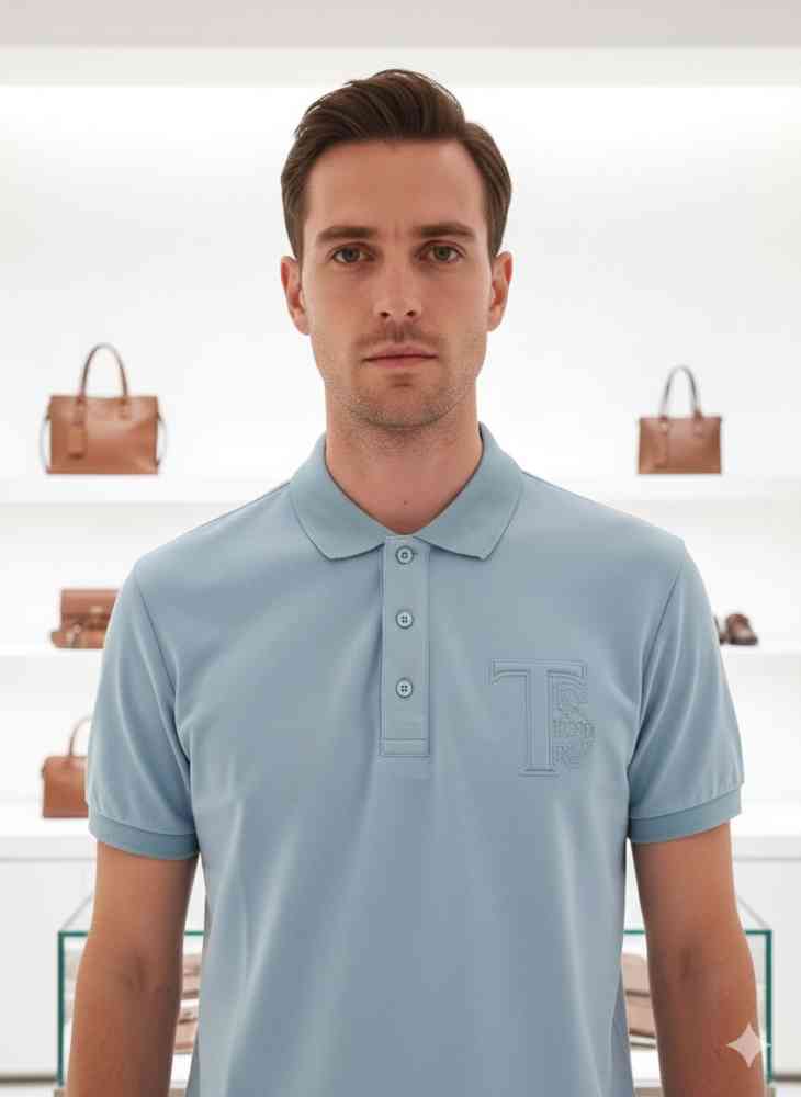 Tod's Blue Premium Quality T-shirt-3