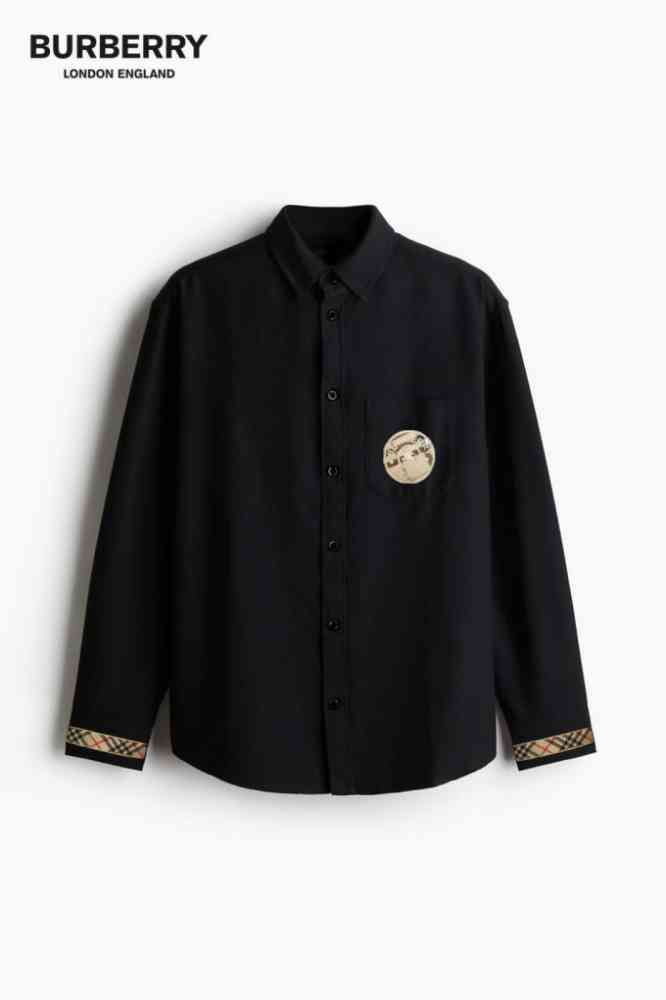 Burberry Black Premium Quality Shirt-1