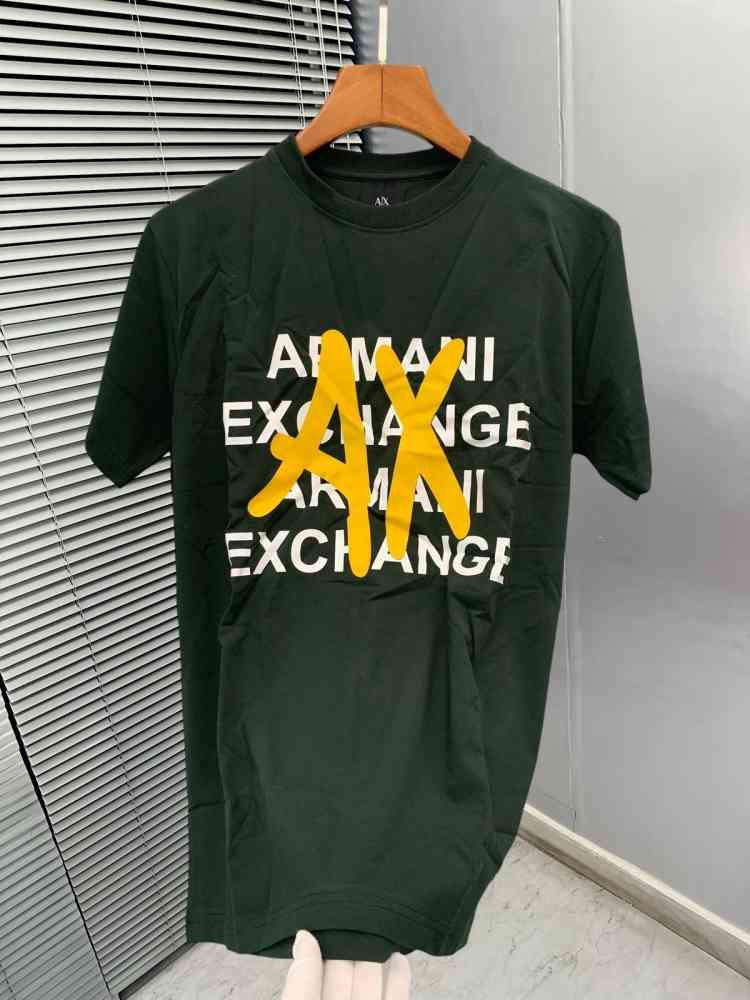 Armani Exchange Green Premium Quality Polo Shirt-thumb-2