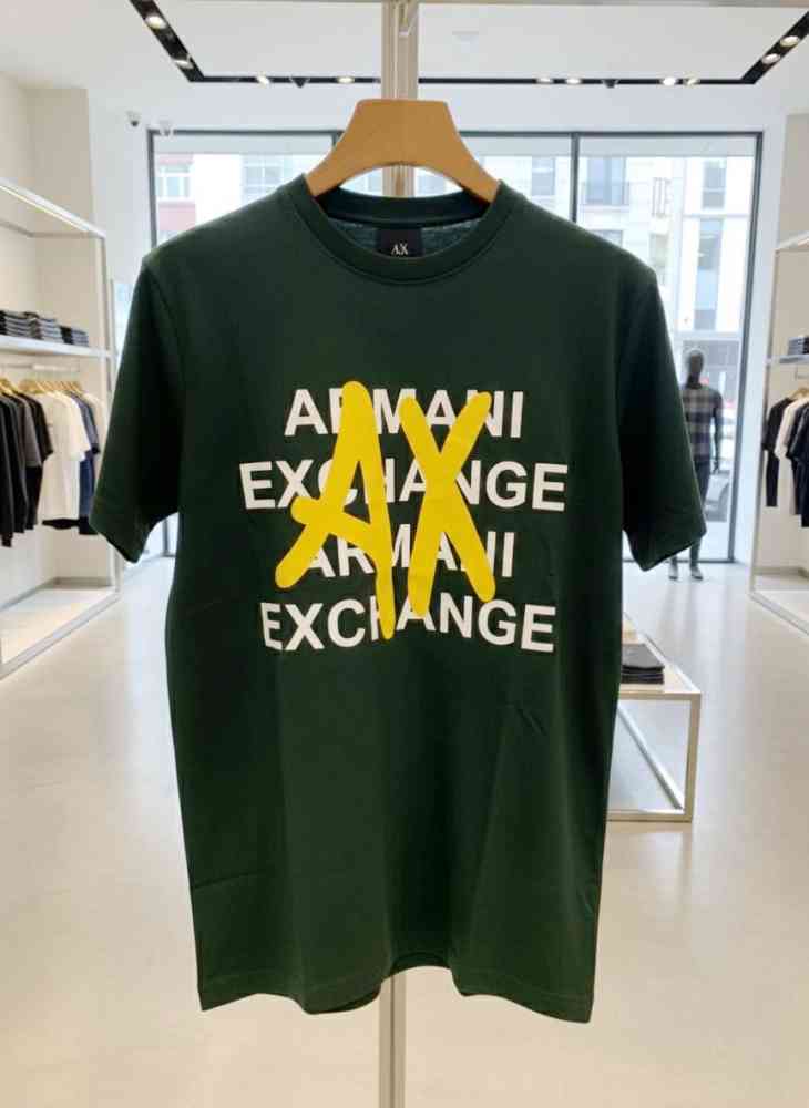Armani Exchange Green Premium Quality Polo Shirt-thumb-1