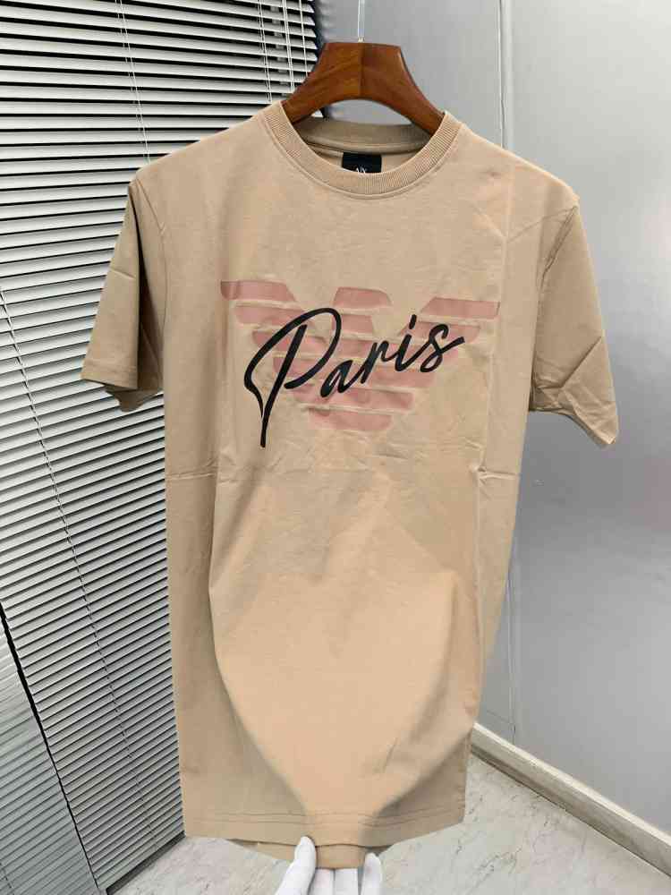 Armani Exchange Cream Premium Quality Polo Shirt-2