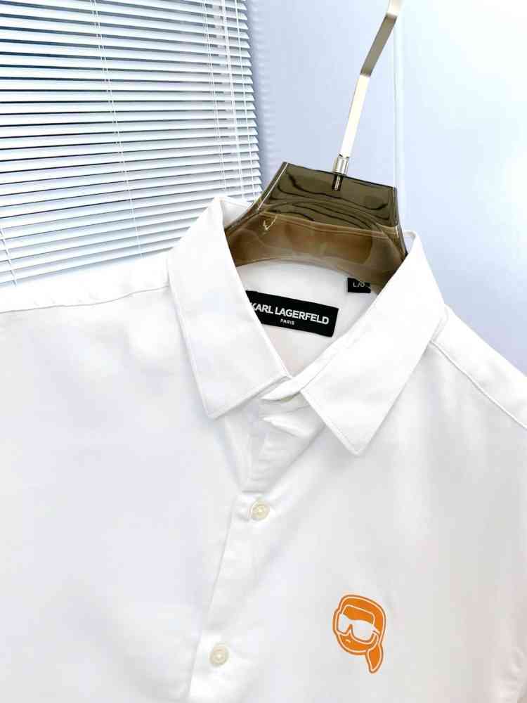 Karl Lagerfeld White Premium Quality Shirt-thumb-3