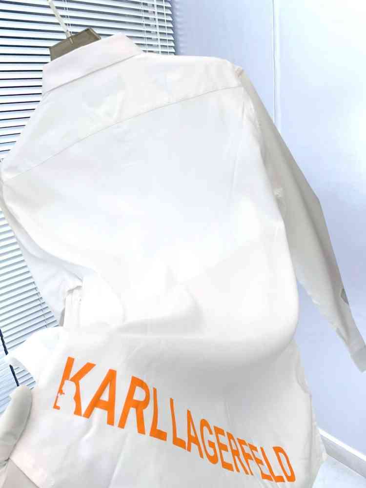 Karl Lagerfeld White Premium Quality Shirt-thumb-4