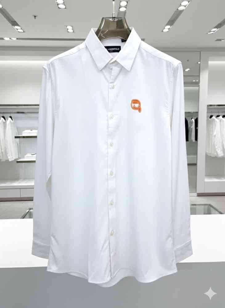 Karl Lagerfeld White Premium Quality Shirt-thumb-2