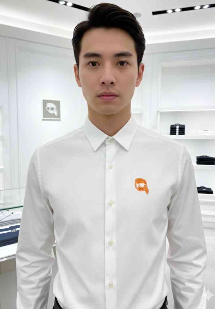 White Karl Lagerfeld Black Premium Quality Shirt