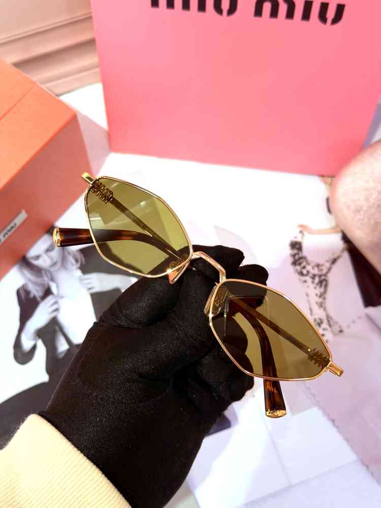 Miu Miu Brown Premium Women's Sunglasses-thumb-5