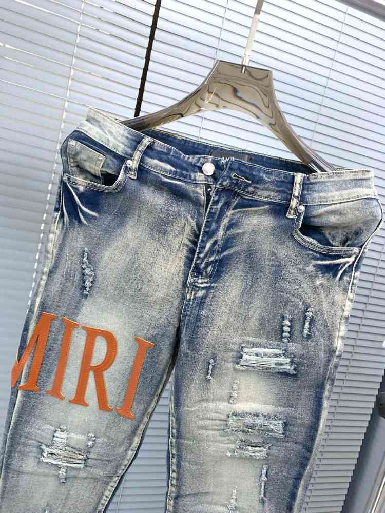 Amiri Premium Light Blue Quality Denim Jeans --7