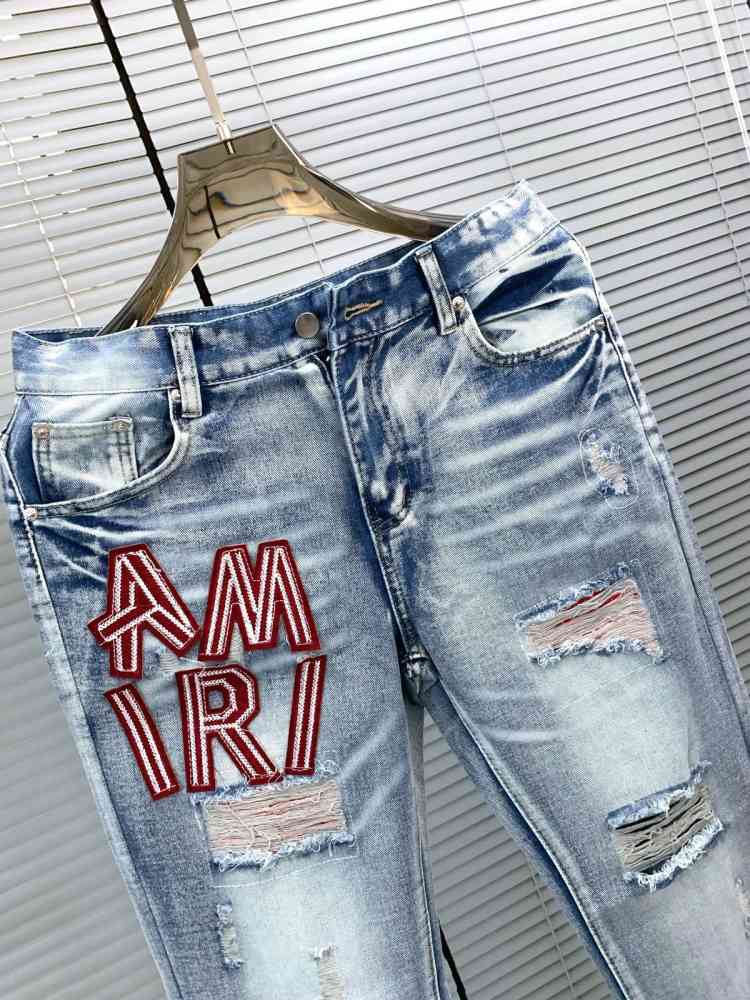 Amiri Premium Light Blue Quality Denim Jeans-3