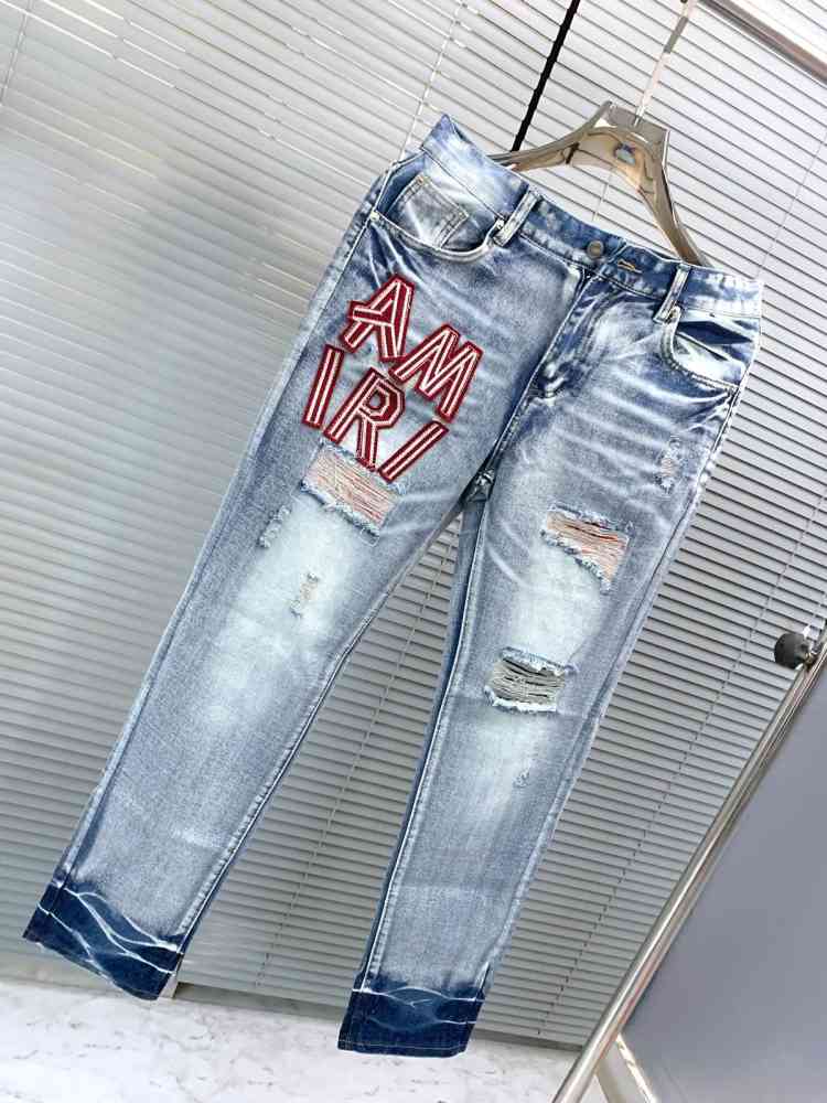 Amiri Premium Light Blue Quality Denim Jeans-2