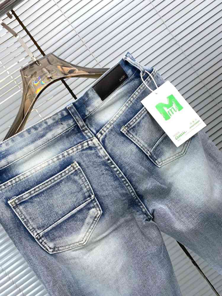 Amiri Premium Light Blue Quality Denim Jeans-4