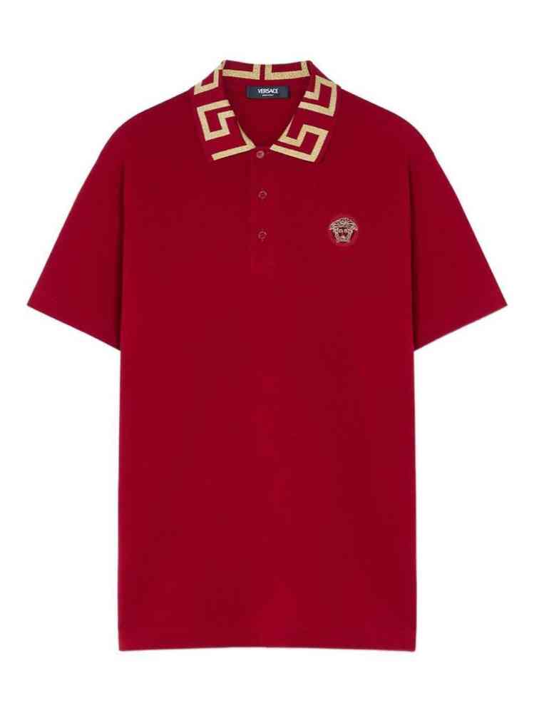 Versace Red Premium Quality Polo T-shirt-1
