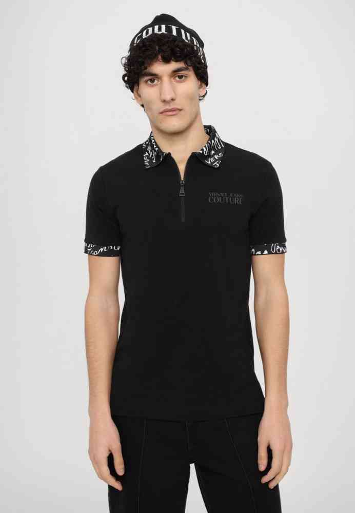 Versace Black Premium Quality Polo T-shirt-thumb-0