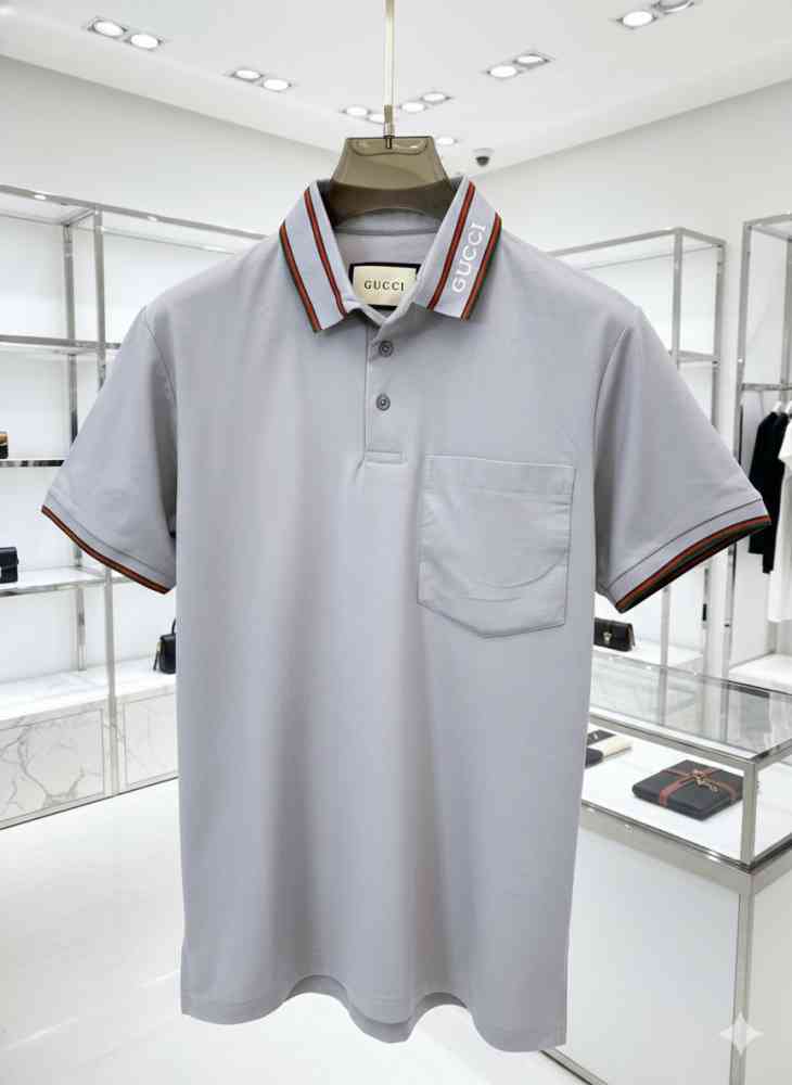 Gucci Sky blue Premium Quality Polo T-shirt-thumb-1
