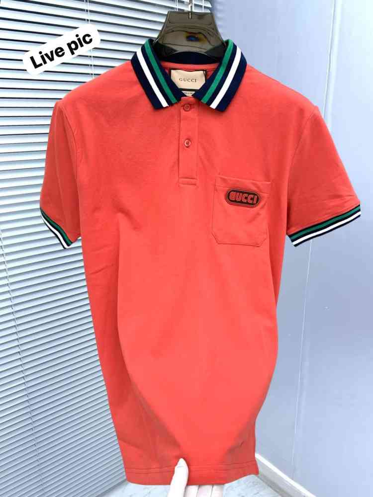 Gucci Red Premium Quality Polo T-shirt-2