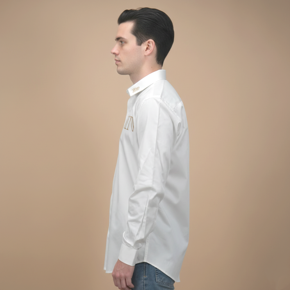Balmain White Premium Quality Shirt-2
