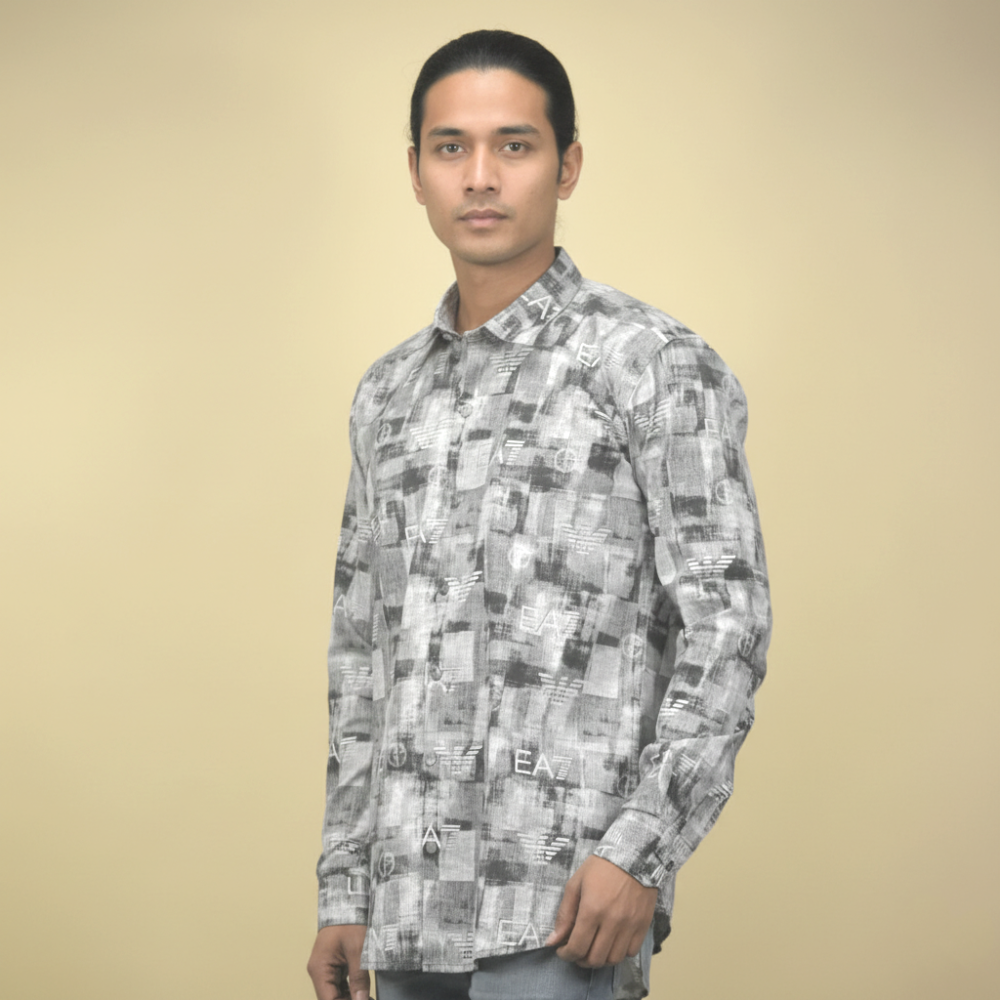 Black Emporio Armani Navy Blue Premium Quality Shirt