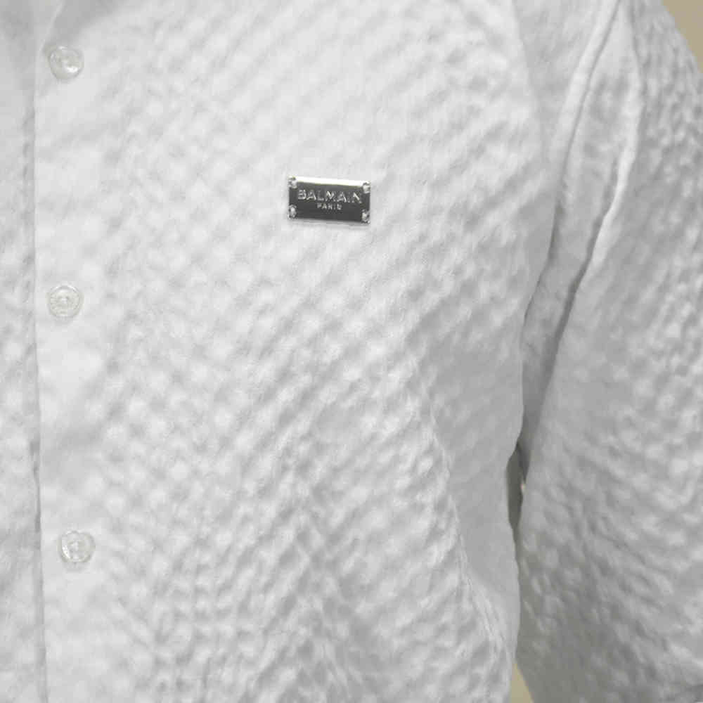Balmain Paris White Premium Quality Shirt-4