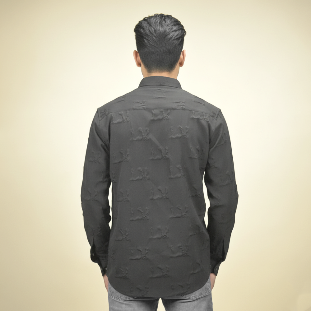 Louis Vuitton Black Premium Quality Shirt-2