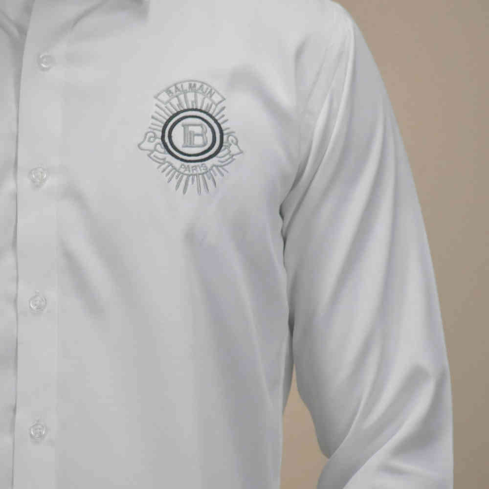 Balmain White Premium Quality Shirt-4
